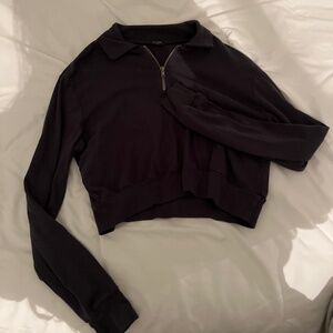 Brandy Melville crop zip